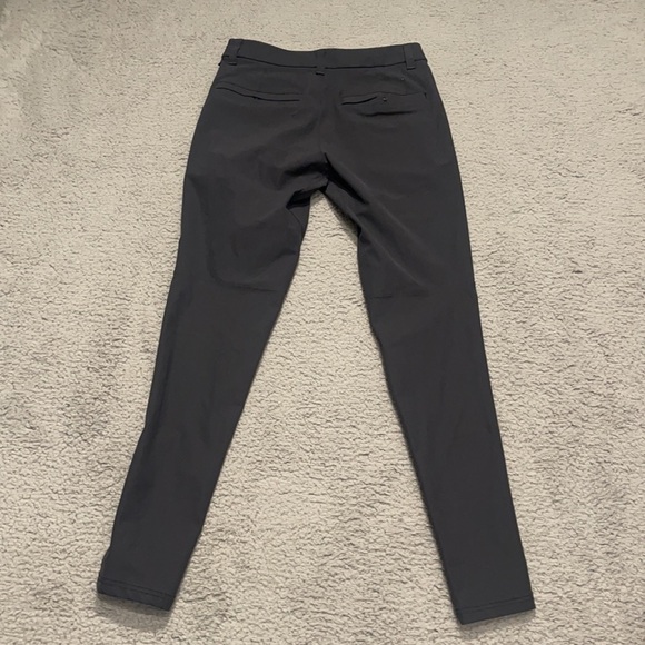 Lululemon commission pants Slim-Fit Trouser size 28 color Obsidian - Picture 5 of 10